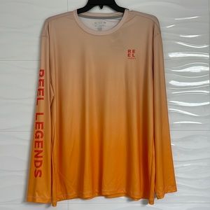 Men’s Reel Legends Reel-Tec Moisture Wicking and Sun Protection Long Sleeve Top